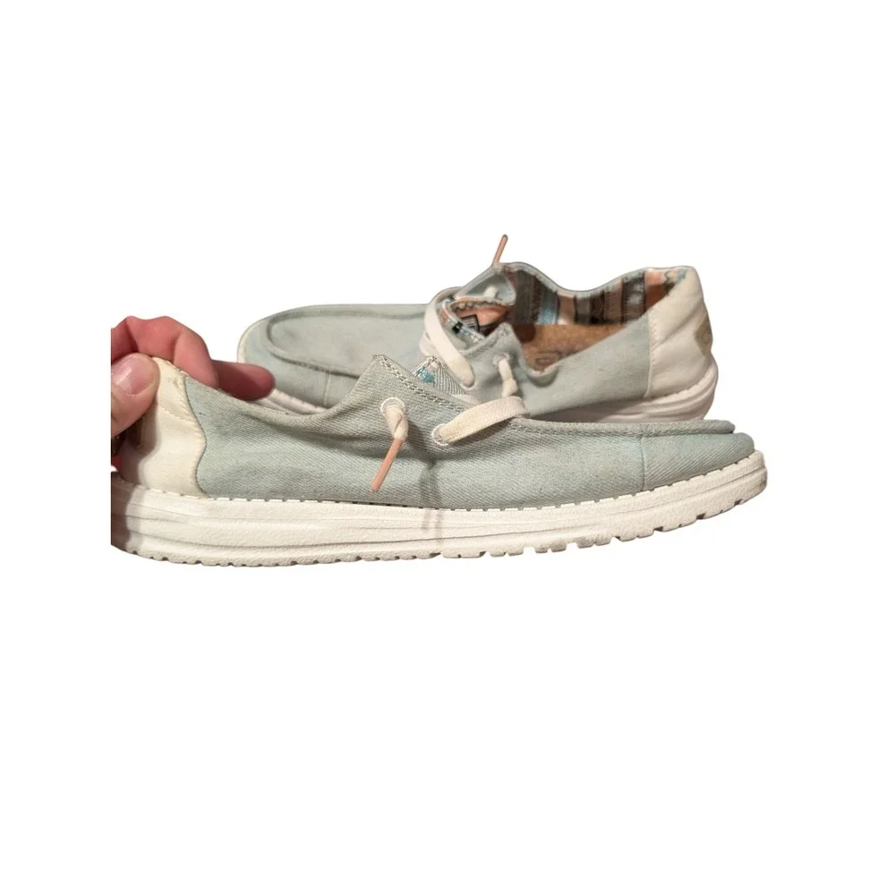 Hey‎ Dude Wendy Boho Light Denim US Women's 8 - EU 39